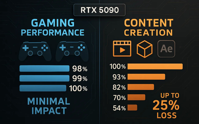 NVIDIA GeForce RTX 5090 bez pełnego PCIe 5.0 sporo traci w niektórych zastosowaniach. Jak bardzo może zwolnić? [2]