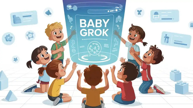 xAI zapowiada Baby Grok, dziecięcą wersję chatbota AI z mechanizmami kontroli rodzicielskiej i filtrami bezpieczeństwa [1]