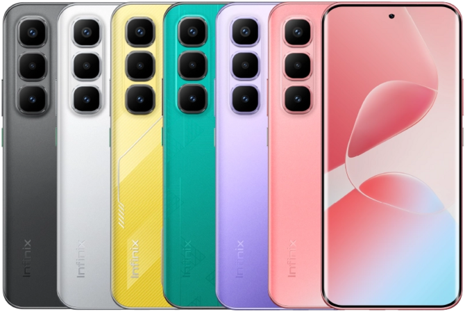 Infinix Hot 60i, Hot 60 5G, Hot 60 Pro i Hot 60 Pro+. Nowe smartfony zaprezentowane. Wśród nich bardzo smukła edycja z Helio G200 [5]