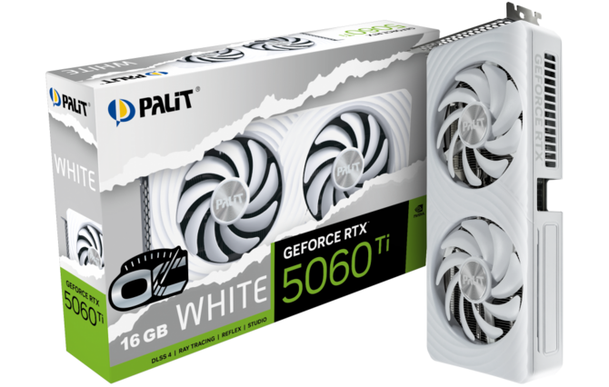 Palit GeForce RTX 5070, RTX 5060 Ti i RTX 5060 WHITE - nowe karty graficzne. W sam raz dla posiadaczy białych komponentów [4]