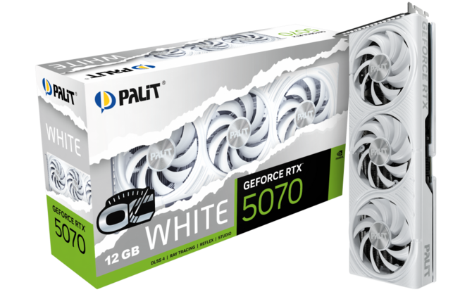 Palit GeForce RTX 5070, RTX 5060 Ti i RTX 5060 WHITE - nowe karty graficzne. W sam raz dla posiadaczy białych komponentów [3]