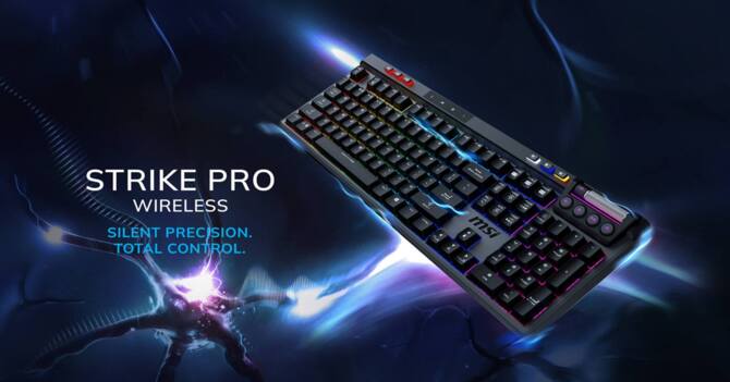 MSI prezentuje klawiaturę Strike Pro Wireless - nową klasę komfortu i precyzji [1]