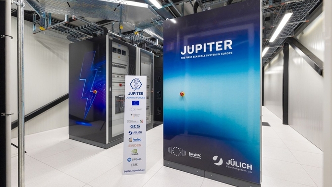 Jupiter, niemiecki superkomputer eksaskalowy z 24 tysiącami układów NVIDIA GH200 Grace Hopper zajmuje 4. miejsce w TOP500 [1]