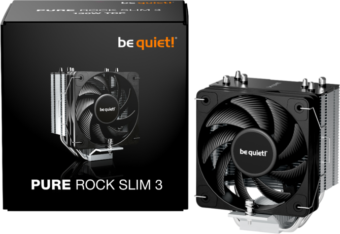 Debiut be quiet! Pure Rock Slim 3: kompaktowe, a zarazem ciche chłodzenie powietrzne dla procesorów Intela i AMD [1]