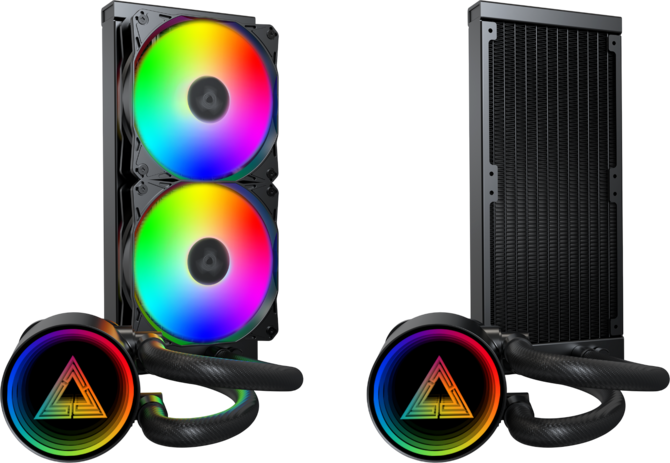Montech LightFlow ARGB - chłodzenia AiO w wersji 240 i 360 mm z lustrem nieskończoności oraz długą gwarancją [1]