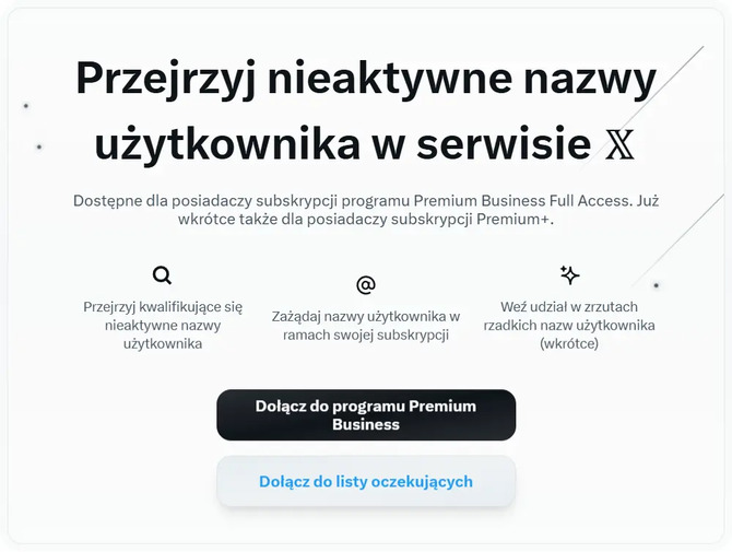 X Handle Marketplace Elona Muska sprzedaje nieaktywne nazwy użytkowników za kwoty od 2500 do milionów dolarów [2]