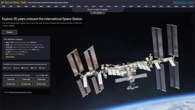 ISS in Real Time to ćwierć wieku Międzynarodowej Stacji Kosmicznej w jednym miejscu. Archiwum stworzone na 25-lecie [2]