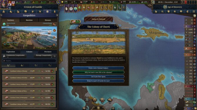 Europa Universalis V - nowa odsłona kultowej gry zadebiutowała. Opinie pozytywne, choć wskazujące na pewne problemy [3]