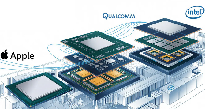 Technologie pakowania Intel EMIB i Foveros Direct 3D przyciągają uwagę Apple i Qualcomm wobec wąskich gardeł TSMC [1]