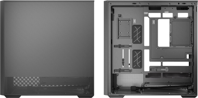 Antec FLUX Rear - przewiewna obudowa z kawałkiem drewna, która ma 5 wentylatorów i podpórkę dla GPU. Stalowa konstrukcja i szkło [5]