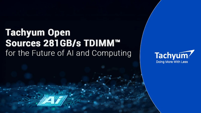 Tachyum wprowadza standard TDIMM DDR5 do centrów danych oraz AI. Przepustowość 5,5 razy wyższa dzięki poszerzonej magistrali [1]