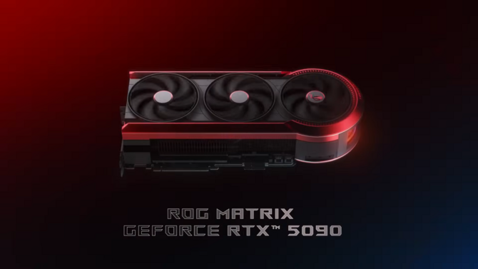 Karta graficzna ASUS ROG Matrix RTX 5090 wraca do sprzedaży. Producent twierdzi, że chodziło o dodatkowy czas na udoskonalenia [1]