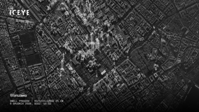 Polski satelita wojskowy ICEYE rozpoczął obrazowanie radarowe. Rozdzielczość 25 cm przez chmury i w nocy [4]