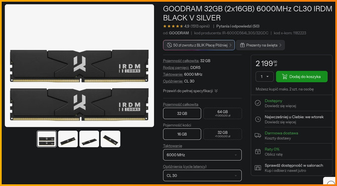 Zamów pamięć RAM już dziś, odbierz za półtora roku. Wpływ partnerstwa OpenAI z głównymi producentami DRAM [5]