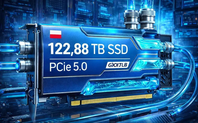 GOODRAM DC25F to nowy dysk SSD PCIe 5.0 o imponującej pojemności. 122,88 TB w jednym nośniku dla centrów danych [1]