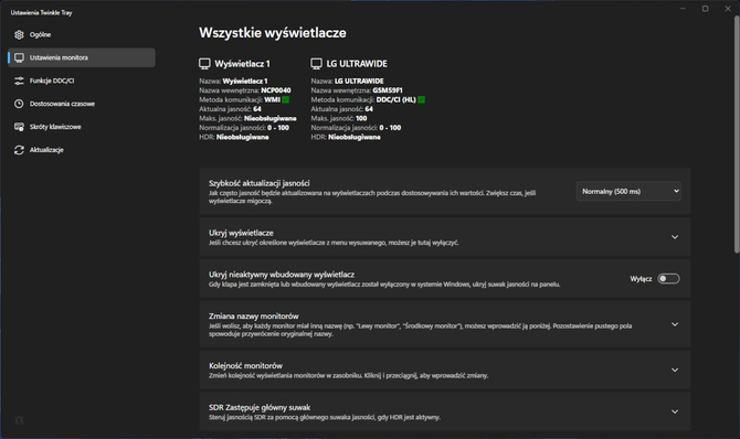 Steruj jasnością i parametrami monitora z poziomu systemu. Zobacz aplikacje Open Source dla Windows i Linux [2]