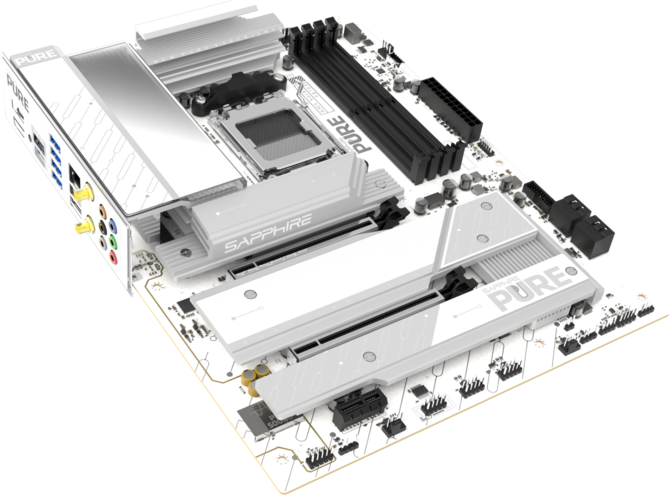 Sapphire Pure X870A WiFi 7 - Kolejna biała płyta główna AM5 dla procesorów AMD Ryzen [3]