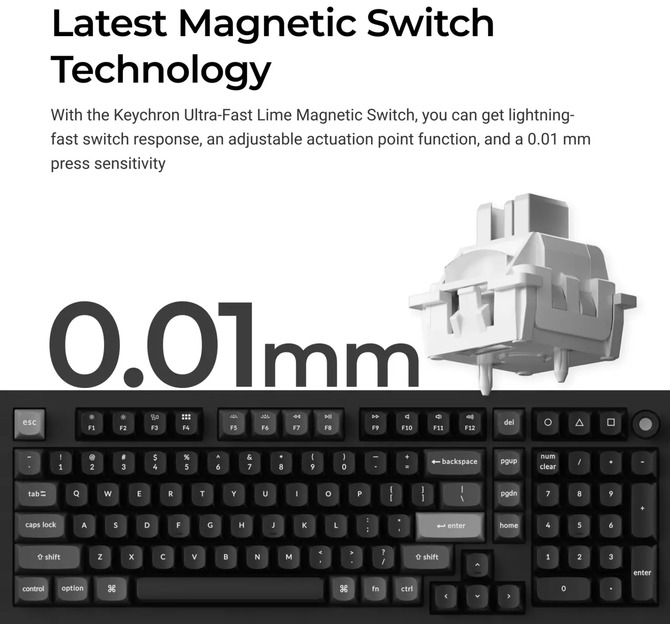 Numpad i TMR w jednej obudowie z layoutem 1800. Keychron właśnie pokazał klawiaturę, której gracze szukali [3]