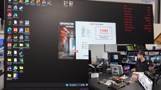 NVIDIA GeForce RTX 5070 Ti - grupa TecLab zdołała obejść limity taktowania pamięci GDDR7, osiągając przepustowość 36 Gbps [3]