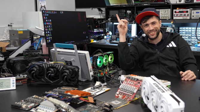 NVIDIA GeForce RTX 5070 Ti - grupa TecLab zdołała obejść limity taktowania pamięci GDDR7, osiągając przepustowość 36 Gbps [1]