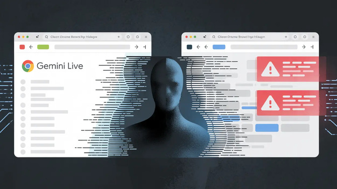 Luka w Gemini Live pozwalała rozszerzeniom Chrome na eskalację uprawnień i dostęp do kamery, mikrofonu i lokalnych plików [1]