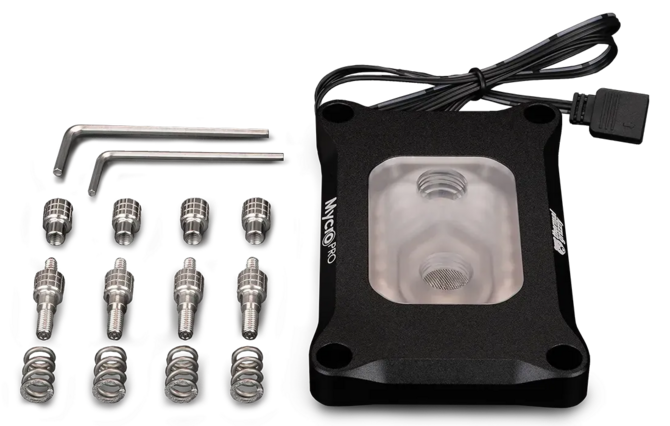 Thermal Grizzly Mycro Pro RGB - premiera bloków wodnych dla CPU AMD Ryzen i Intel Core Ultra. Zapowiedź serii DeltaMate MPII [4]