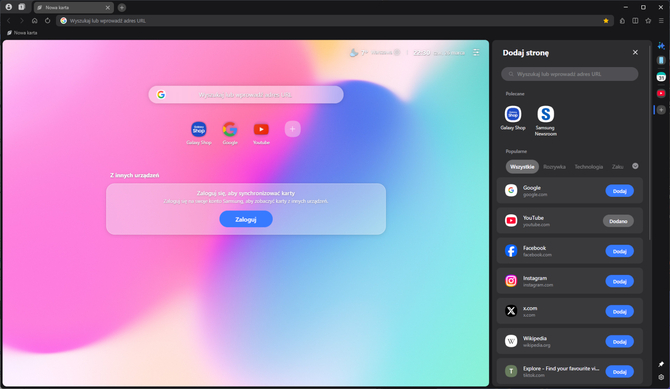 Samsung Browser debiutuje. Przeglądarka internetowa z blokadą reklam, Samsung Pass i agentyczną AI dla wybranych [8]