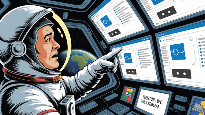 Nawet NASA nie uciekła od problemu Microsoftu. Astronauci zobaczyli dwa Outlooki i obydwa zawiodły [1]