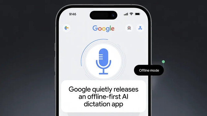 Google AI Edge Eloquent na iOS to lokalne rozpoznawanie mowy, poprawianie tekstu i opcjonalna chmura Gemini [1]