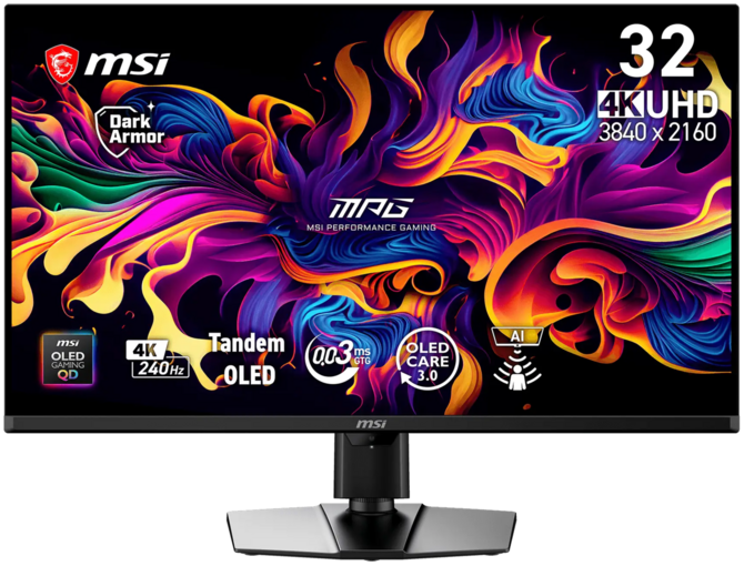 MSI MPG 322UR QD-OLED X24 oraz MAG 321UP QD-OLED X24 - Nowe monitory 4K z ekranami Tandem OLED od Samsung Display [2]
