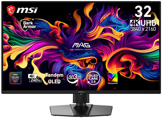 MSI MPG 322UR QD-OLED X24 oraz MAG 321UP QD-OLED X24 - Nowe monitory 4K z ekranami Tandem OLED od Samsung Display [5]
