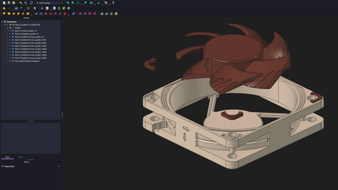 Noctua udostępnia bezpłatnie cyfrowe modele swoich autorskich wentylatorów dla inżynierów i entuzjastów druku 3D [2]