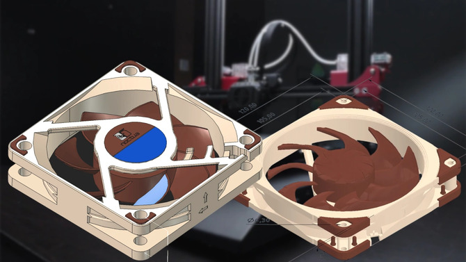 Noctua udostępnia bezpłatnie cyfrowe modele swoich autorskich wentylatorów dla inżynierów i entuzjastów druku 3D [1]