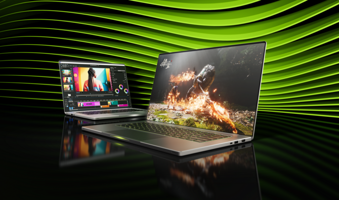 NVIDIA GeForce RTX 5070 Laptop GPU oficjalnie zapowiedziany w nowej wersji z większą ilością pamięci GDDR7 [1]