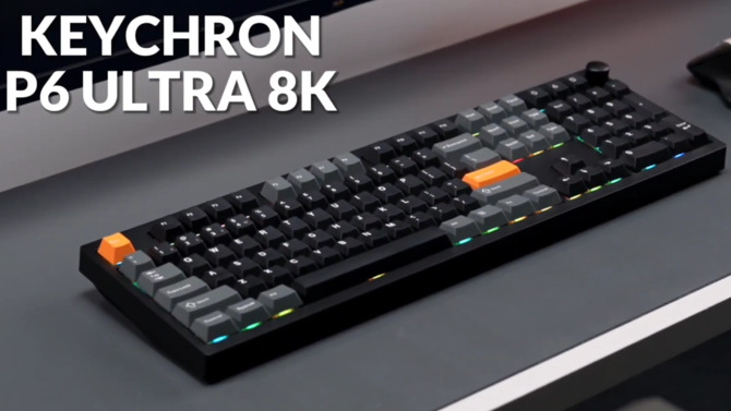 Keychron P6 Ultra - premiera pełnowymiarowej, bezprzewodowej klawiatury mechanicznej z opcją szybkiego demontażu obudowy [1]
