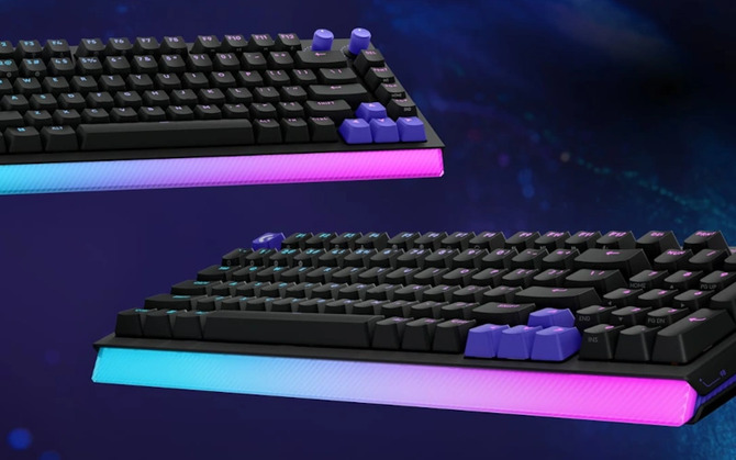 Logitech G512 X - klawiatury, które w pewnym zakresie pozwalają wybierać pomiędzy analogowymi i mechanicznymi przełącznikami [2]