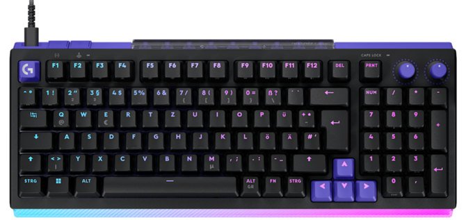 Logitech G512 X - klawiatury, które w pewnym zakresie pozwalają wybierać pomiędzy analogowymi i mechanicznymi przełącznikami [4]