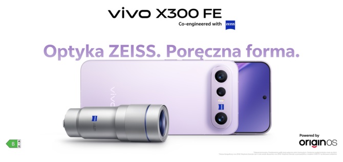Premiera vivo X300 FE. Oto nowy smartfon z wyższej półki, który zaskoczy Cię kompaktowym designem [1]