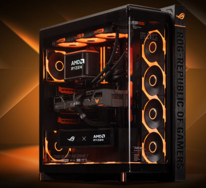 ASUS szykuje gotowy komputer ROG AMD z Ryzen 9 9950X3D2, Radeon RX 9070 XT oraz ROG Crosshair X870E Dark Hero [2]