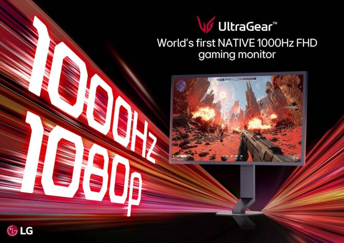 LG UltraGear 25G590B oficjalnie zaprezentowany - Doczekaliśmy się monitora Full HD z odświeżaniem 1000 Hz [2]