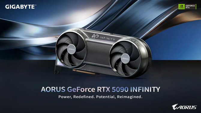 Gigabyte AORUS GeForce RTX 5090 Infinity - Nadchodząca karta graficzna ma cechować się świetnym systemem chłodzenia [1]