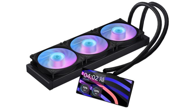Cooler Master B360 TV ARGB - nowy zestaw AiO wyposażony w 6-calowy wyświetlacz diagnostyczny [3]