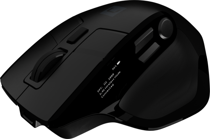 Natec Jaguar Pro to półpionowa mysz z OLED-em, Bluetooth 5.0 i szybkim przewijaniem do 600 wierszy [2]