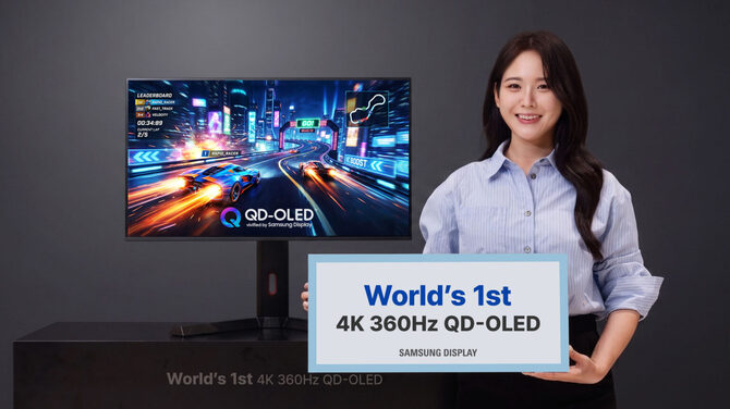 Samsung Display prezentuje nowy ekran RGB V-Stripe QD-OLED. Tym razem jest to matryca 4K z odświeżaniem 360 Hz [1]