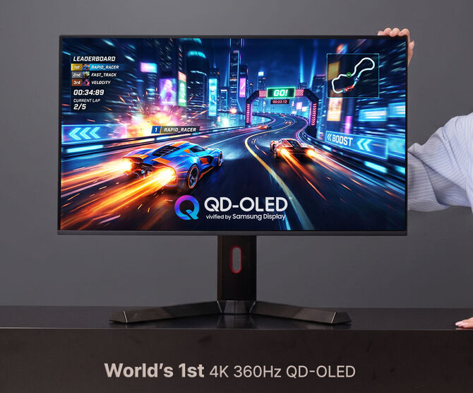 Samsung Display prezentuje nowy ekran RGB V-Stripe QD-OLED. Tym razem jest to matryca 4K z odświeżaniem 360 Hz [2]