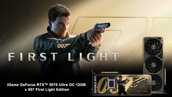 Colorful przedstawia limitowaną edycję karty graficznej iGame RTX 5070 Ultra OC z okazji premiery gry 007 First Light [1]