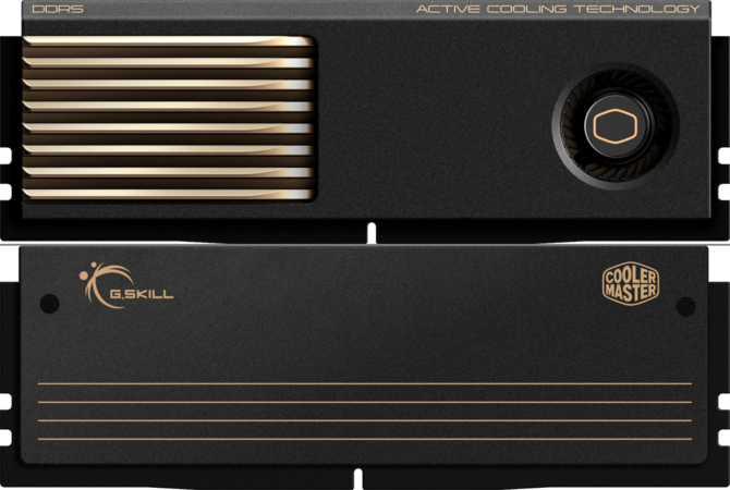 Cooler Master i G.SKILL pokazali DDR5 z aktywnym chłodzeniem. MasterDimm AC celuje w 8400 MT/s i zestawy 2x64 GB [2]