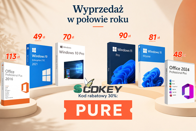 Tanie klucze Office 2024 Professional Plus za 10% ceny. Kody za pół darmo, to jest żadna łaska, nawet jeśli nie masz czerwonego paska [1]