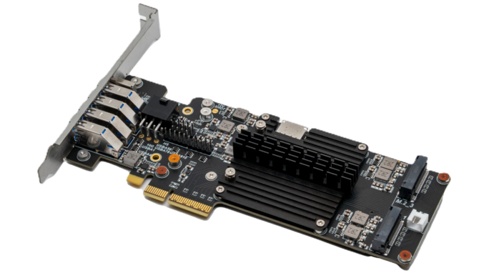 WisdPi PROM21 - karta rozszerzeń PCIe 4.0 ze złączami M.2, USB i OCuLink. Prosty sposób na rozbudowanie swojej obecnej platformy [3]