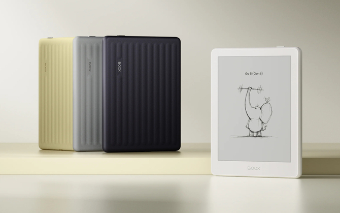 BOOX Go 6 (Gen II): 6-calowy czytnik e-booków i notatnik w jednym. Cztery kolory, Android i wsparcie dla rysika [1]